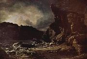 Francis Danby Liensfiord [possibly Lifjord, a part of Sognefjord oil painting on canvas
